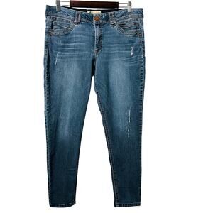 Democracy Jeans Women’s Plus Size 14 Blue Ab Technology High Rise Ankle Denim